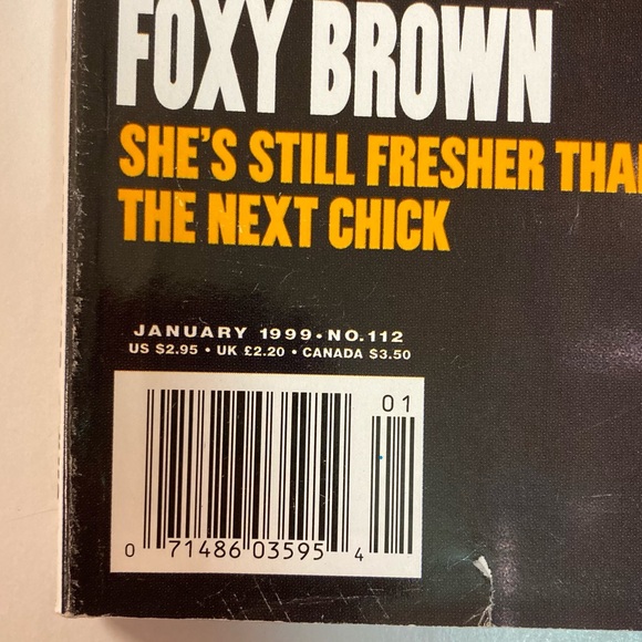 The Source Hip-Hop Magazine January 1999 no. 112 DMX edition + Foxy Brown Poster - Picture 3 of 6